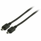 Hi-Speed Black Firewire 400 to 400 - 4 pin FW400 to 4 pin Cable - 2m
