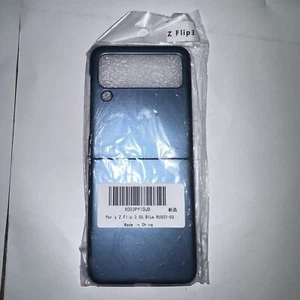 Unbranded Blue Plastic Case For Samsung Galaxy Z Flip 3 New - Picture 1 of 3