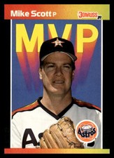 1989 Donruss #BC-2 Mike Scott Houston Astros  MVP's Baseball