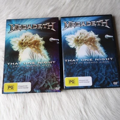 MEGADETH That One Night Vtg MEGADETH Box Set MEGADETH DVD MEGADETH Live Muisc - Image 1 of 4