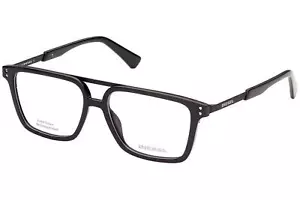 Diesel DL5387 001 Black Plastic Aviator Optical Eyeglasses Frame 54-15-145 DL RX - Picture 1 of 4