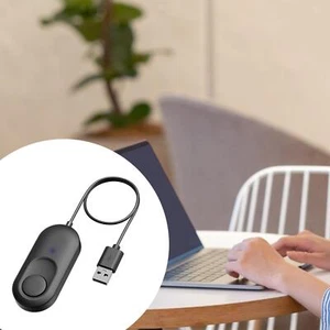 Mouse Mover Device Mouse Simulator Black No Software Keep PC - Picture 1 of 10