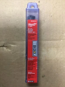 Milwaukee S&D 25”/32 Black Oxide Drill Bit 48-89-2747 - Picture 1 of 2