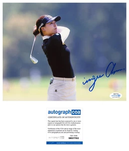 In-Gee Chun signed photo 8x10 proof ACOA autographed LPGA golfer 5 - Foto 1 di 5
