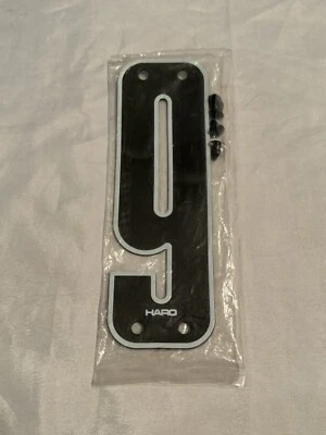 PANEL DE PANTALLA DIGITAL HARO TECH NÚMERO 9 PLACA BMX DE LA VIEJA ESCUELA FLO PIN DE EMPUJE Foto 1 de 3