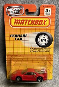 1991 Matchbox Ferrari F40 #24
