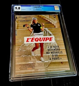NELLY KORDA RARE L’EQUPE Cover France Newsstand 2022 USA GOLF POP 1/1 CGC 9.8 - Picture 1 of 3