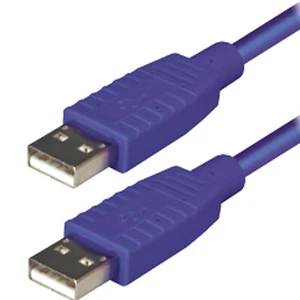 2 Stück 1m 1,2m USB 2.0 Anschluß Kabel Drucker HDD Verbindungskabel AA A BLAU 💜 - Bild 1 von 1