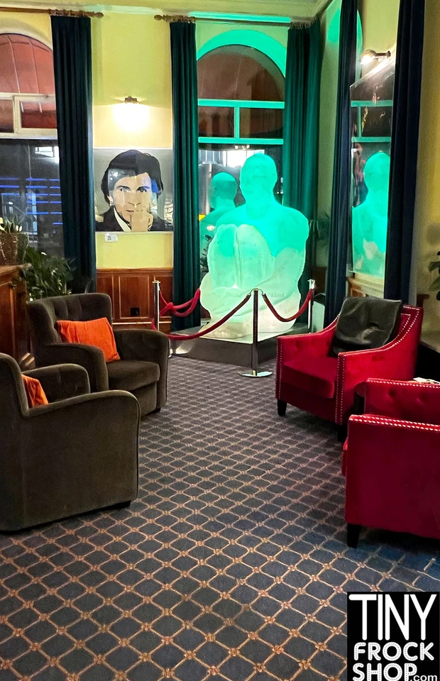 A-392 12" Fashion Doll Photography Backdrop - Wide - L Hotel - Image 1 of 1