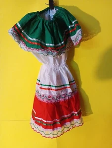 Mexikanisches Trachtenkleid für Mädchen Größe 2, Vestido Auténticos Mexicanos Talla2 - Bild 1 von 2