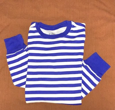 Nuevo Pijama Top Camisa para Dormir Azul Blanco Rayas Children's Place Boys Talla XS 9-10 Foto 1 de 4