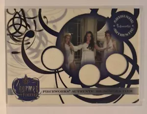 Charmed Forever Triple Pieceworks Costume Card PW14 Phoebe Piper Paige - Picture 1 of 2