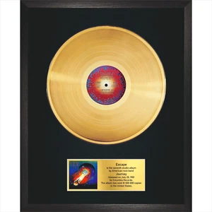 Journey - Escape / LP Gold 12" / Souvenir im schwarzen Rahmen / Für Rockfans - Bild 1 von 6