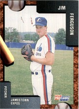1992 Jamestown Expos Fleer/ProCards #1494 Jim Ferguson