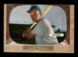1955 Bowman 7 Gene Baker poor pin holes BXCP40 - Picture 1 of 2
