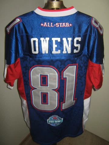 Reebok TERRELL OWENS Cowboys "2008"Pro Bowl/All Star #-81 Jersey Sz 50/LRG SEWN Cover