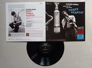 LP 33T CLIFFORD BROWN, SONNY ROLLINS, MAX ROACH "Three Giants!" JAZZ IMAGES - - Imagen 1 de 4