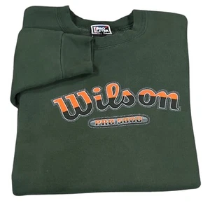 Sudadera De Colección Y2K Wilson Pro 5000 Grande Verde Gráfico Pro Player - Imagen 1 de 16