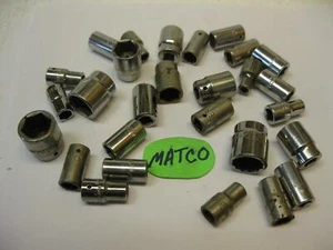 Herramientas Matco 1/4 unidad 6 puntos enchufes métricos y sae VENDIDO CADA UNO ¡Bonito! - Imagen 1 de 2