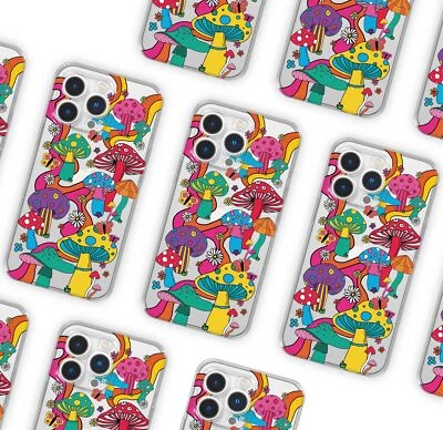 The Mushroom GROOVY MUSHROOMS Phone Case For iphone 16 15 11 13 12 14 Pro Max XR - Image 1 of 4