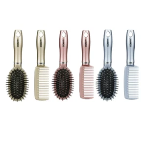 Conair Brushes Mid-Sized Compact Detangling Cushion & Styling Comb Sets, 3pk - Picture 1 of 6