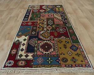 Indo Kazak Multi Coloured Tribal Handmade Knotted Wool Rugs 90x166cm Warrington - Picture 1 of 3