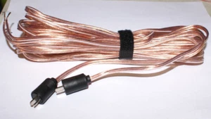 Bang Olufsen Tandberg & Others Type Speaker Cables 2Pin DIN Male 10ft pr NEW! - Picture 1 of 2