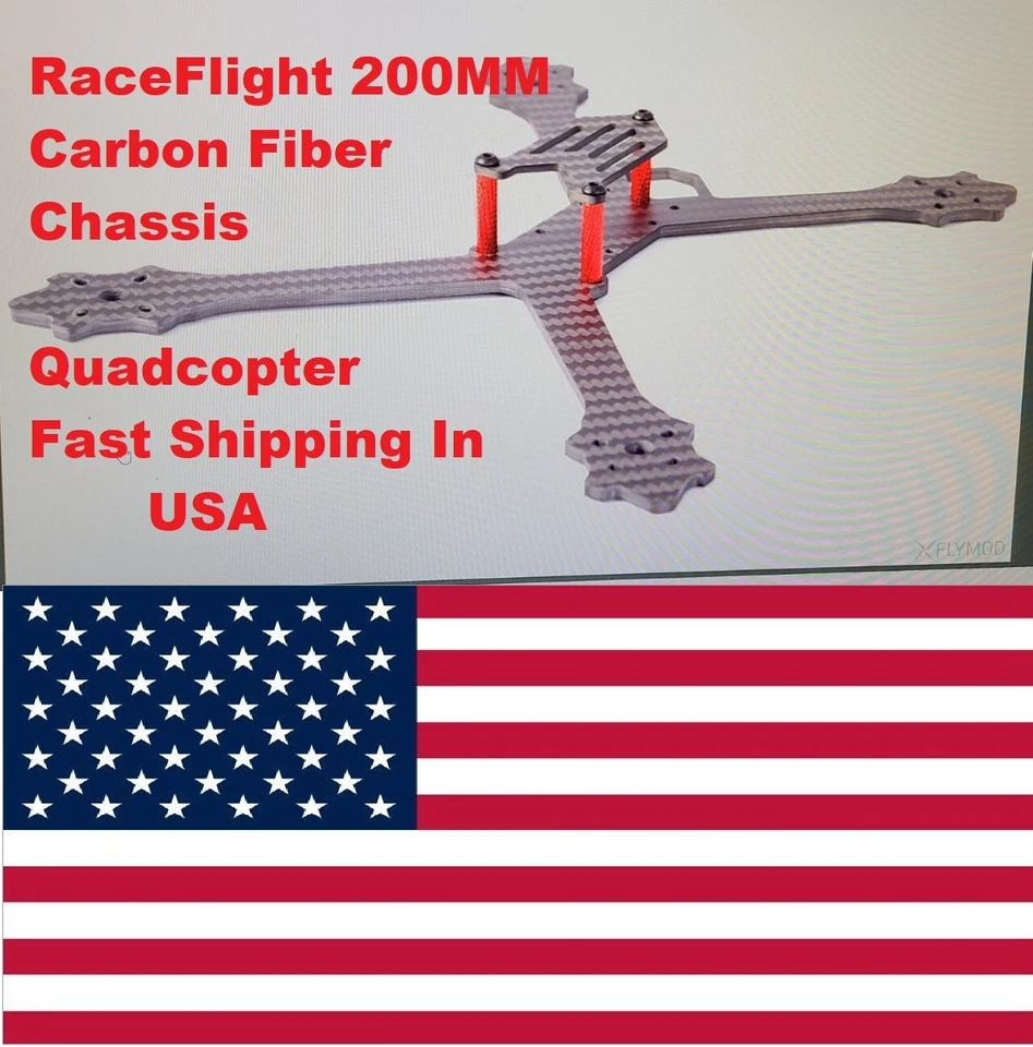 RaceFlight Twig Carbon Fiber 200mm Quadcopter chassis - Image 1 of 4