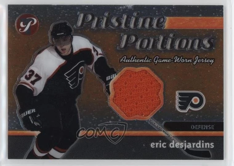 2003-04 Topps Pristine Pristine Portions Jersey Eric Desjardins #PPJ-ED - Image 1 of 2
