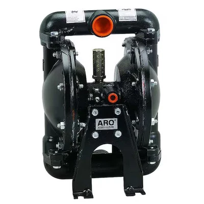 Aro 666100-244-C Double Diaphragm Pump, Aluminum, Air Operated, Ptfe, 35 Gpm - Image 1 of 2