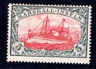DEUTSCHE KOLONIEN MARSCHALLINSELN 1916 27BI * KRIESGDRUCK (F7517