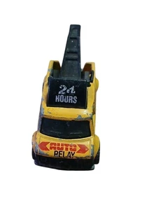 MATCHBOX 1985 BREAKDOWN 24 HR TOWING VEHICLE DIECAST YELLOW BLACK - Picture 1 of 4