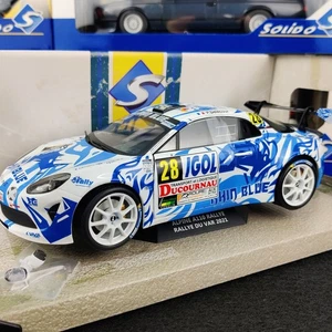 SOLIDO ALPINE A110 RALLY VAR 2021 #28 DELECOUR/CASTELLI 1:18 NUOVO SCATOLA - Foto 1 di 14