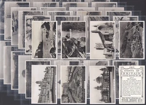 PATTREIOUEX-FULL SET- SIGHTS OF BRITAIN 1937 (3RD SERIES MF48 CARDS) - Picture 1 of 4