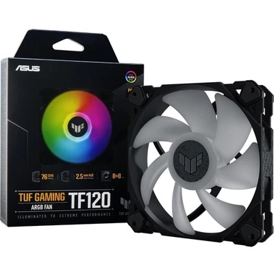 ASUS 120mm ARGB  PWM Chassis Fan With Advanced Fluid Dynamic Beating - Image 1 of 4