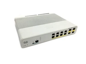 Cisco WS-C2960C-8PC-L 8 Port Fast Ethernet POE Switch  - Picture 1 of 3