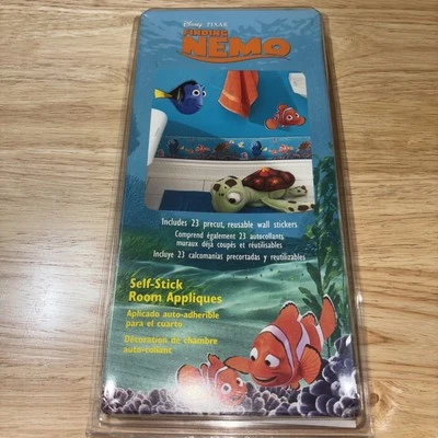 Apliques autoadhesivos reutilizables para habitación Disney Pixar Finding Nemo (PB 14)-23 pegatinas Foto 1 de 4