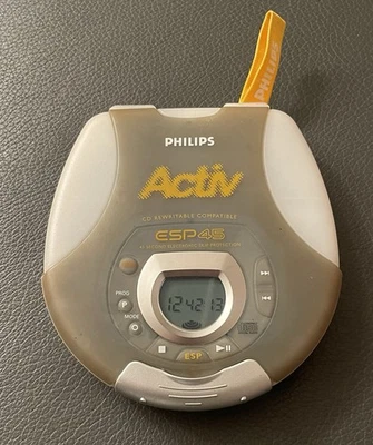 PHILIPS Activ Portable CD Player ACT7583 ESP45 Super Clean jog shock Resistant ￼ - Image 1 of 4