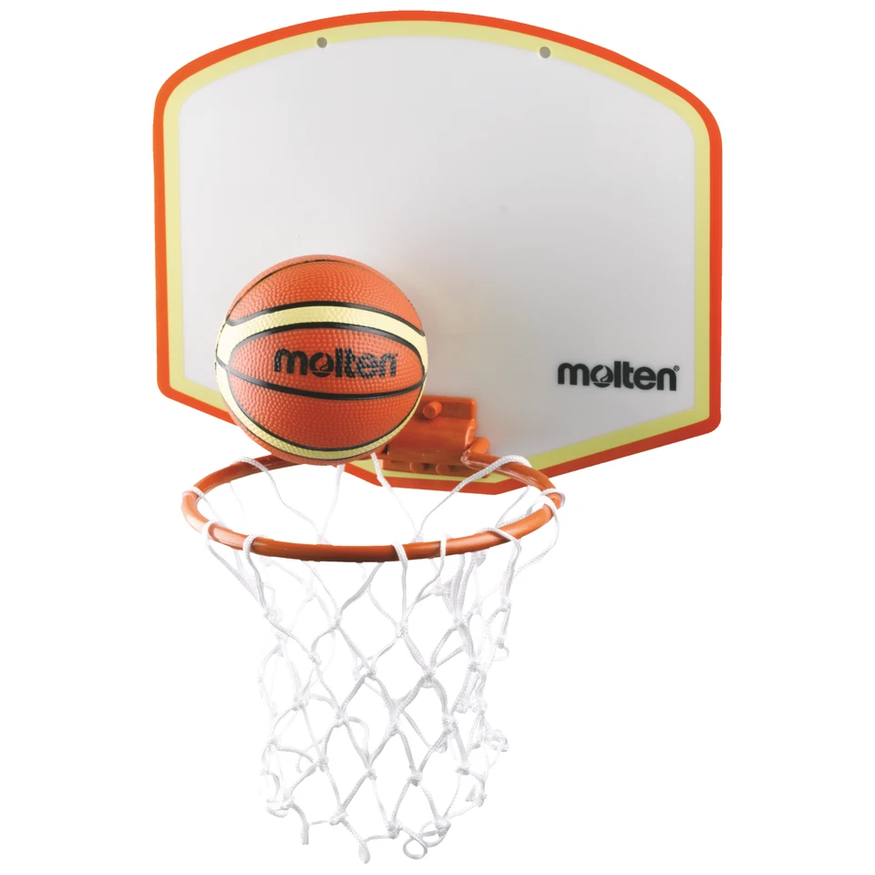 Molten Kinder Minibasketball-Set Miniboard Basketballkorb inkl. Miniball - Bild 1 von 1