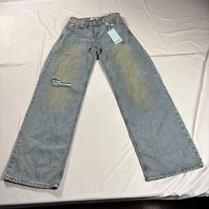 Revice Denim Jeans Damen 24 Light Wash TLC Mixed Emotions Wide Leg Distressed - Bild 1 von 16
