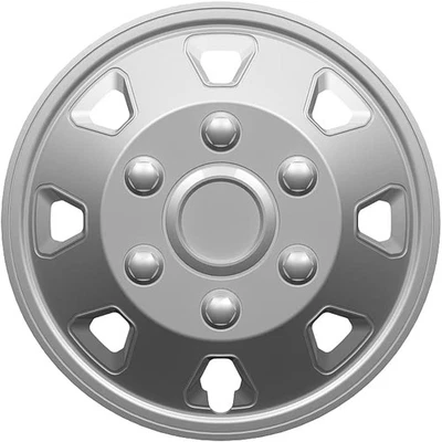 FOR PEUGEOT 206 SW 14" INCH WHEEL TRIMS HUB CAPS SILVER ITAH DEEP DISH 4PC - Image 1 of 4