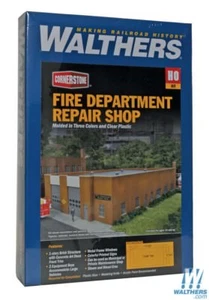 Walthers #933-3767 Fire Department Repair shop - Building kit HO Scale :1:87 - Bild 1 von 4