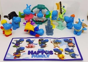 SERIE COMPLETA THE HAPPOS FAMILY (SE259 - SE266) + 8 BPZ KINDER ITALIA 2017/2018 - Picture 1 of 1