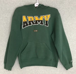 U.S. ARMY Hoodie Mens Small Sweatshirt Green Embroidered Long Sleeve Military - Picture 1 of 6