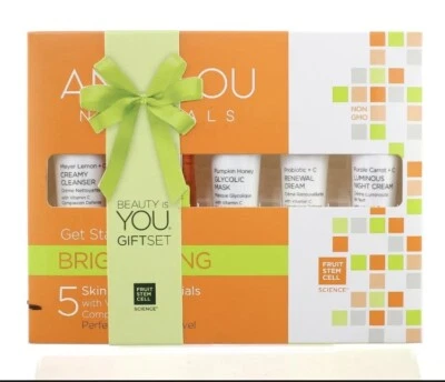 Andalou Naturals Get Started Brightening 5-Piece Kit - 1 Kit  NEW IN BOX!! - Image 1 of 2