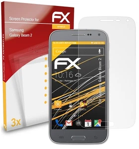3x Lámina Protectora de Pantalla para Samsung Galaxy Beam 2 mate y antigolpes - Imagen 1 de 9