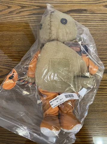 Spirit Halloween Trick 'r Treat Sam 16'' Plush Doll w/ Sack Halloween Doll B30 Cover