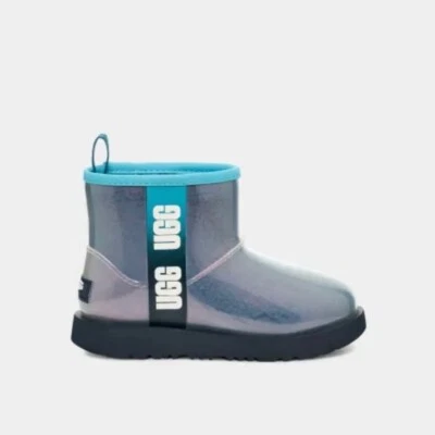 Botas Ugg Big Kids Clásicas Transparentes Mini II Gradientes Azul Transparente Talla 3 Foto 1 de 4