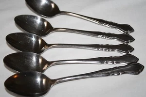 "CUCHARAS DE SOPA REFBACRAFT CAÑA Y BARTON JAPÓN ""CARRIAGE"" (5) 7 1/4" - Imagen 1 de 2
