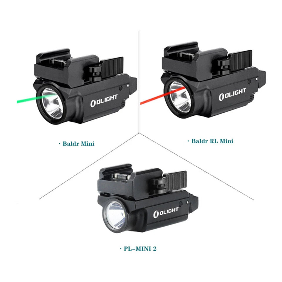 Olight Baldr Mini/Baldr RL Mini/PL-MINI 2 Valquírias LED luz de pistola tática EUA - Imagem 1 de 1